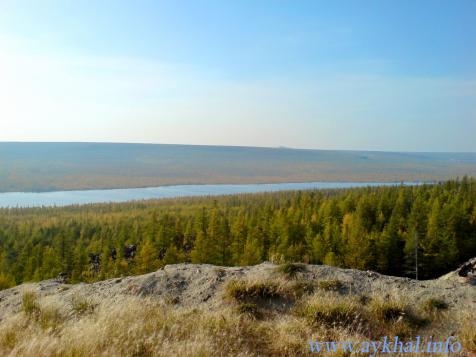 Вид с горнолыжного спуска