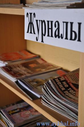 Стеллаж с газетами и журналами