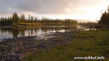 Отблески заката на р.Мархе