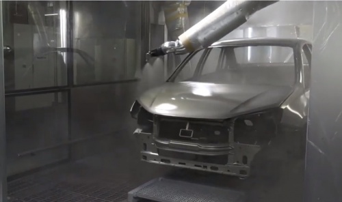 АвтоВАЗ показал процесс окраски кузова Lada Granta FL