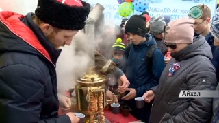 В честь праздника трудящихся в Айхале прошли праздничные мероприятия